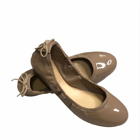 𝅺cole Haan Ashlyn Patent Back Bow Ballet Flat Shoes - Picture 3 of 8